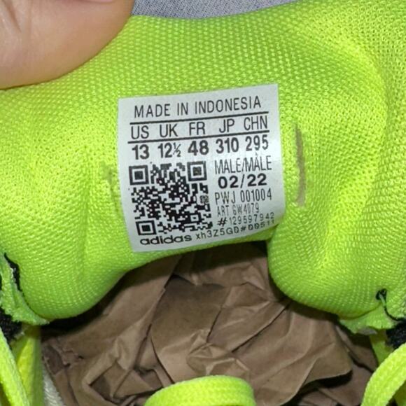Adidas Duramo 10 Running Shoes | Highlighter Yellow | Men’s Size 13 main image 5